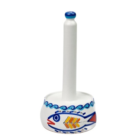 Porta rotolo da cucina Levante Ceramiche De Simone Porta rotolo da cucina Levante Ceramiche De Simone